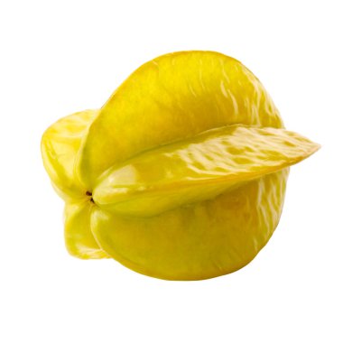 Star beyaz bir arka plan üzerinde izole meyve