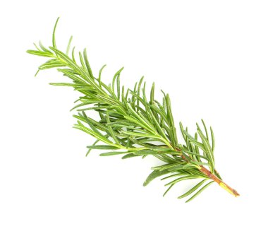 Beyaz arkaplanda izole edilmiş taze biberiye.