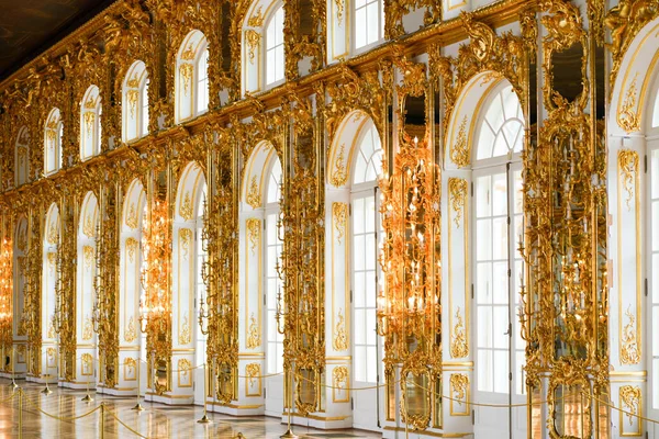 2021 Rusia San Petersburgo Interior Sala Catherine Palace Tsarskoe Selo — Foto de Stock