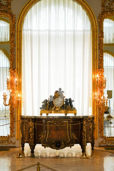 2021 Rusia San Petersburgo Interior Sala Catherine Palace Tsarskoe Selo — Foto de Stock