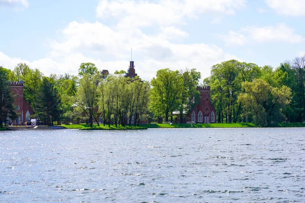 2021 Rússia São Petersburgo Vista Parque Catherine Big Pond Tsarskoe — Fotografia de Stock