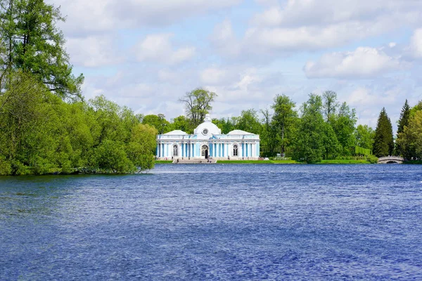 2021 Rusya Petersburg Adanın Manzarası Catherine Park Pavyonu Tsarskoe Selo — Stok fotoğraf