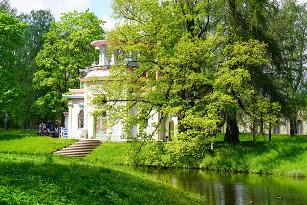 2021 Rússia São Petersburgo Vista Pavilhão Chinês Squeaky Tsarskoe Selo — Fotografia de Stock