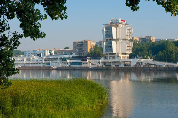 Rostov Don Nehir Stasyonu Binası Don Nehri Manzarası — Stok fotoğraf