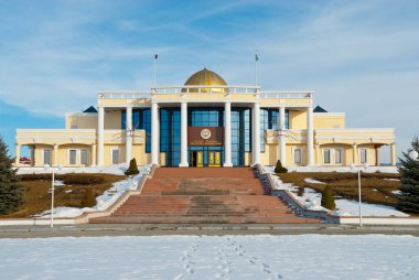 Magas, Ingushetia - Ingushetia Cumhurbaşkanının İdaresi 'nin inşaatı. 