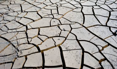 Kuru toprak, eski nehrin dibi..