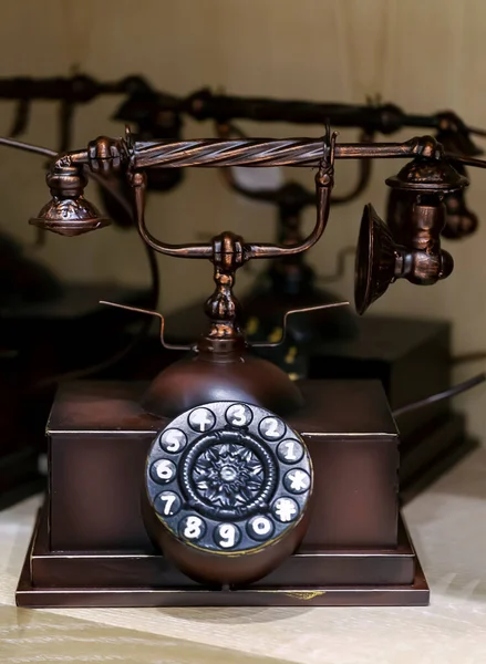 Teléfono Giratorio Antiguo Decoración Del Hogar Retro Disponible Para Venta —  Fotos de Stock