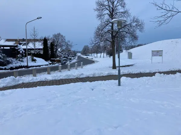 Geçen Yıl Almanya Kış Mevsimi — Stok fotoğraf