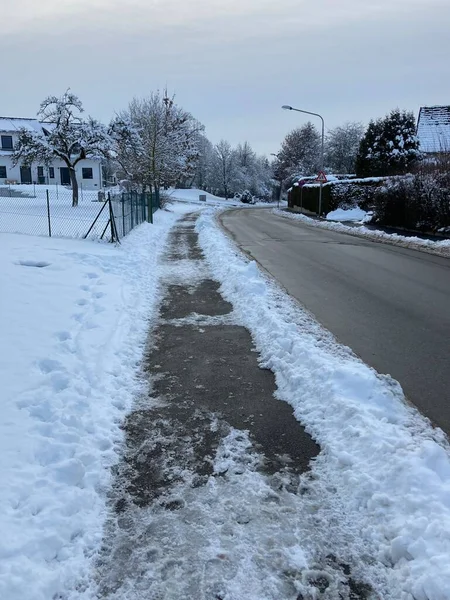 Winterzeit Deutschland Letzten Jahr — Stockfoto