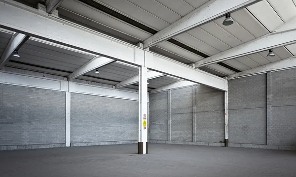 Empty industrial factory — Stock Photo, Image