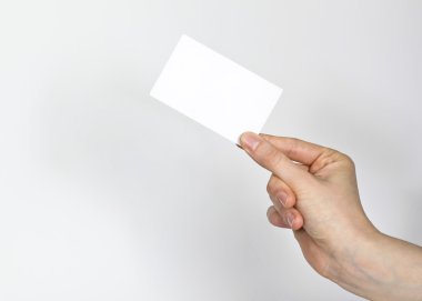 eli boş kartvizit holding