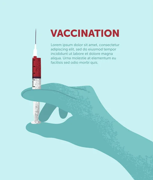 Fundo Vetorial Vacina Conceito Vacinação Banners Templates Pode Usar Para — Fotografia de Stock