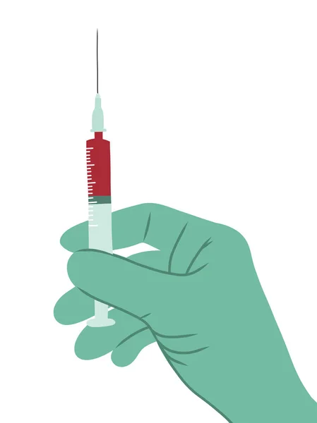 Vacinação Vacina Injeção Saúde Medicina Medicina Conceito Vacinação Contra Gripe — Fotografia de Stock
