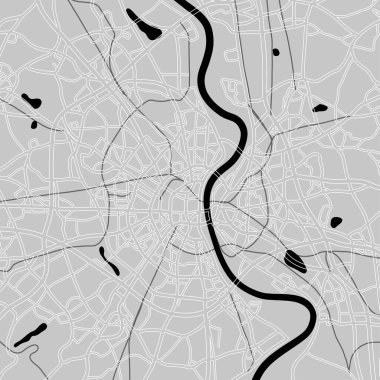  Şehir haritası. Kolonya çizimi. Şehir haritası. Almanya