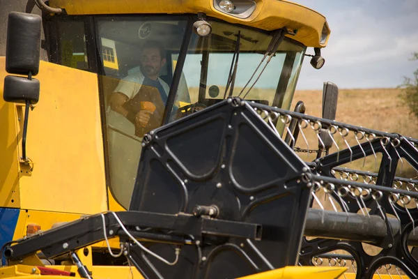 Harvester driver — Stock Photo, Image