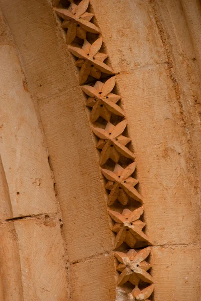 Detail der romanischen Architektur — Stockfoto