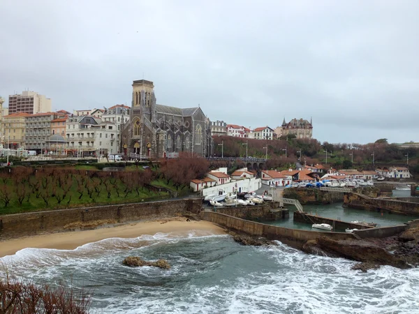 Oude haven, Biarritz, Frankrijk — Stockfoto