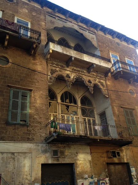 Traditionele oude Arabische gebouw in Beiroet, Libanon — Stockfoto
