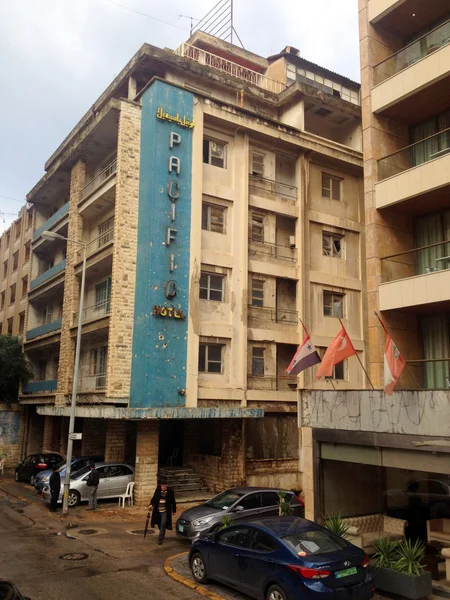 Pacifický Hotel, Bejrút, Libanon — Stock fotografie