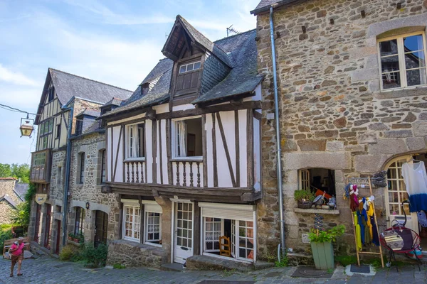 Dinan França Agosto 2019 Vista Das Colombarias Históricas Meia Madeira — Fotografia de Stock