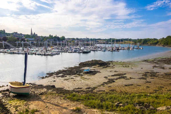 Marina at Treguier, Brittany, France — стокове фото