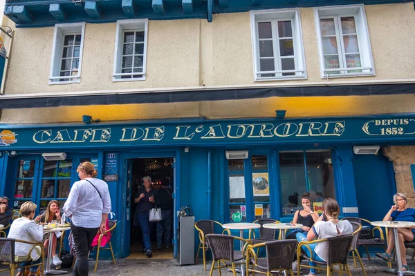 Morlaix Francia Agosto 2019 Tienda Retro Pastelerías Cafeterías Centro Morlaix — Foto de Stock