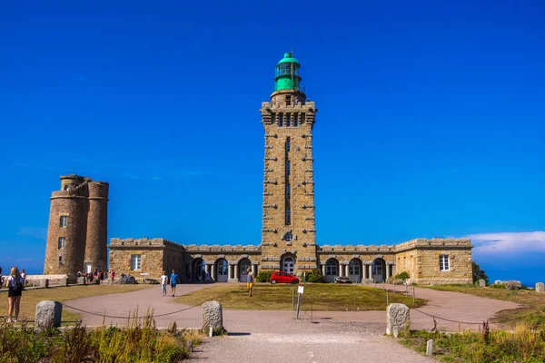 Frehel Bretagne Franciaország 2019 Augusztus Phare Cap Frehel Cape Frehel Stock Kép