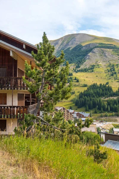 Auris Isere Frankrijk Augustus 2019 Landschappelijk Uitzicht Het Alpenlandschap Het — Stockfoto