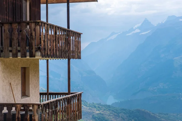 Auris Isere Frankrijk Augustus 2019 Landschappelijk Uitzicht Het Alpenlandschap Het — Stockfoto