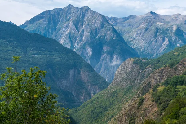 Auris Isere France August 2019 Scenic View Alpine Landscape Northern — Stock Photo, Image