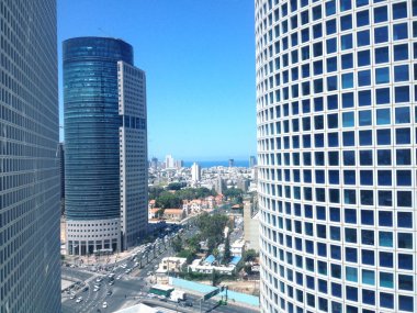 Azrieli gökdelenler, Tel Aviv, İsrail
