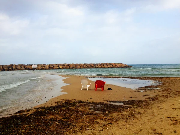 Sillas con vistas al mar — Foto de Stock