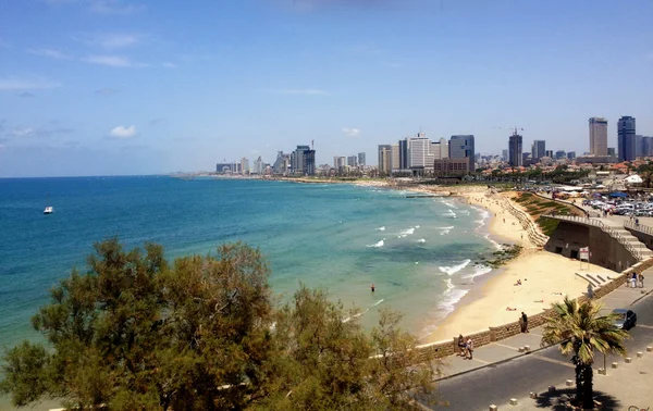 Tel Aviv uit Jaffa, Israël — Stockfoto