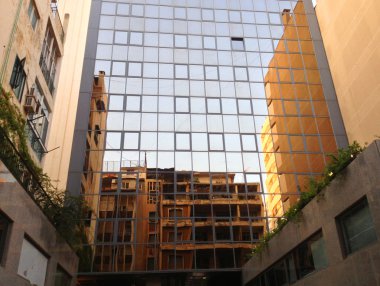 Eski ve yeni mimari Beirut, Lübnan