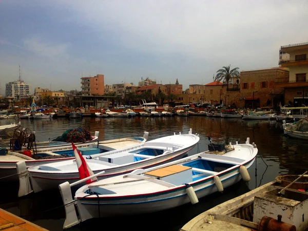 Old Harbor, Tyre, Lebanon — Stock Photo, Image