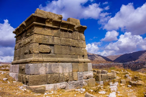 De Romeinse ruïnes op Faqra, Libanon, Midden-Oosten — Stockfoto
