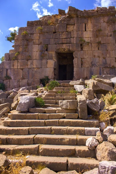 As ruínas romanas em Faqra, Líbano, Oriente Médio — Fotografia de Stock