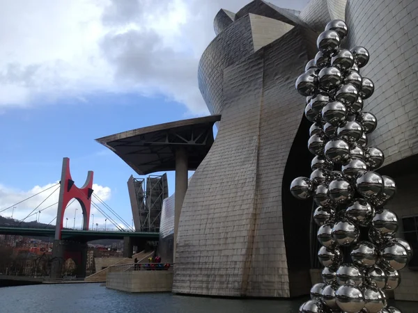 Guggenheim Müzesi, Bilbao, İspanya — Stok fotoğraf