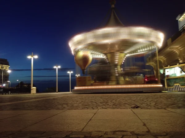 Retro Carousel in Biarritz, France — Stock Photo, Image