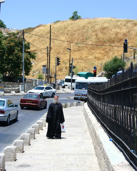 Monk, Jeruzalém, Izrael — Stock fotografie