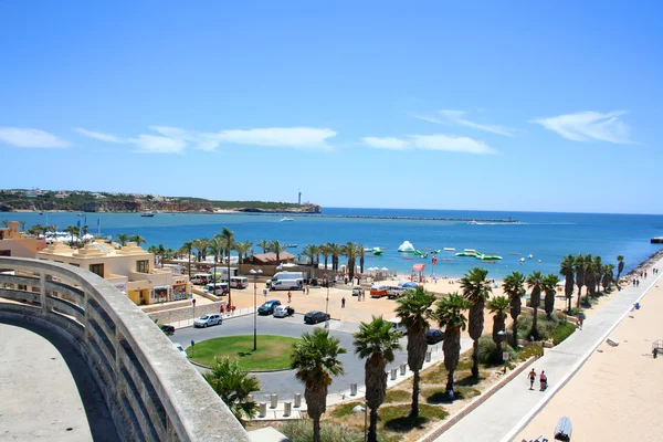 Strand van Praia da Rocha, Portimao, Portugal — Stockfoto