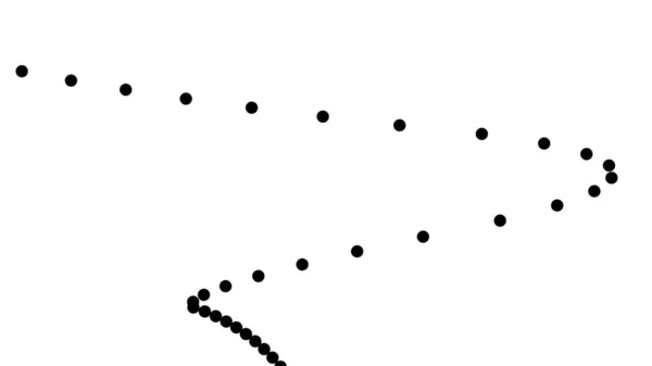 Черными Точками Белом Фоне Абстрактные Монохромные Формы — стоковое фото