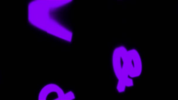 Bewegungsgrafik Der Unscharfen Linsenverzerrung Defokussiertes Muster Dunkler Hintergrund Endlosen Animationen — Stockvideo