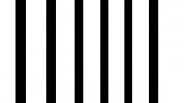 Çizgili desen hareketi. Beyaz arkaplanda siyah çizgiler taşınıyor.