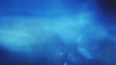 Abstract Blue Soft Light Bokeh Background