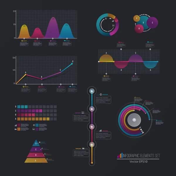 Set elements of infographics. — Stock Vector