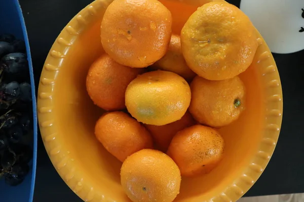 Mandarinky Oranžové Misce — Stock fotografie