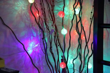 Işıklı soyut arkaplan