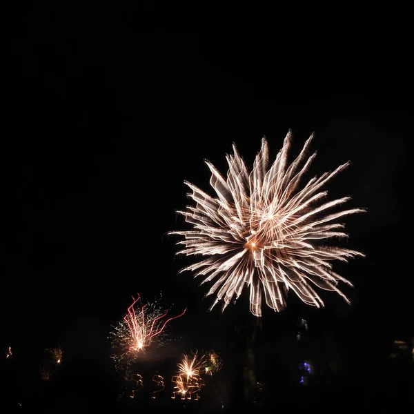 Vuurwerk Rivier — Stockfoto