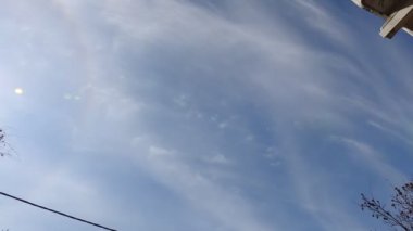 Şehrin üzerinde gün batımı